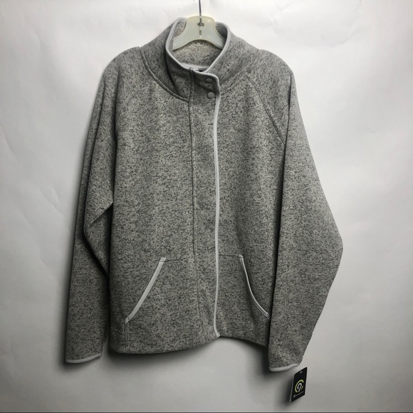 Champion Jackets & Blazers - Champion Grey + White Jacket - NWT